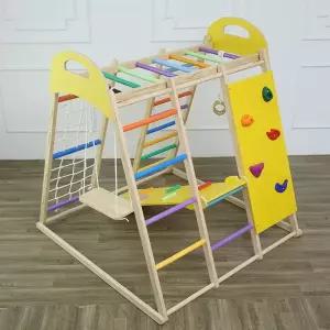 조합놀이대 원목 클라이밍 등반 감각훈련 정글짐