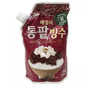 청우 패밀리 통팥빙수 750g 스파우트 파우치 빙수팥