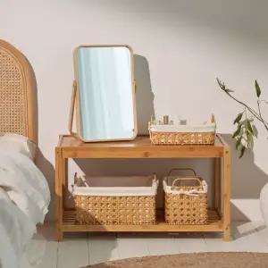 동서가구 밤부 대나무 와이드 협탁 DF927290