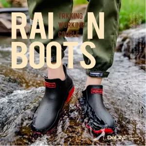 씨플  DeLINE 남녀공용 트레킹 레인부츠 커플 캠핑화 작업용장화 낚시신발