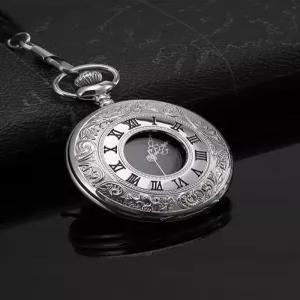 태엽 시계 회중 빈티지 엔틱 목걸이 아날로그 클래식