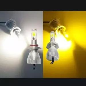 [CAR] 12V전용 엠프로빔 2컬러 LED안개등 2개 1세트