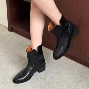 의류 여성부츠 미들힐 롱부츠 발목 봄구두 힐 로우힐 부티