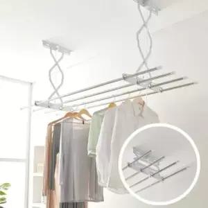 건조대 천장 2단 건조대봉 베란다 천정형 빨래건조대 125cm