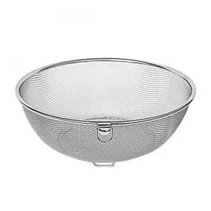 현이몰 원형 스텐 채반 중 23cm 1P 야채 바구니 거름채 면채반 스텐채반 스텐채망 스테인레스채반 튀김망