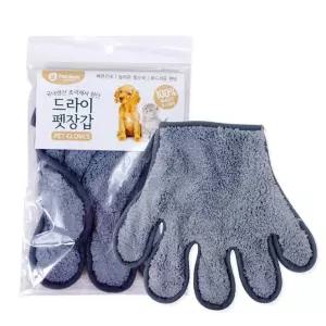 강아지 수건 헤어 장갑 타올 펫 목욕 드라이 애견 극세사 펫타올 털관리 색상랜덤