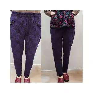 할마마마 기모꽃나염몸빼바지 겨울 편한 국내제작 할머니 엄마