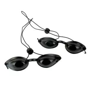 태닝용 고글 레이저 LED 눈보호 보호안대 블랙 눈가리개 보호고글