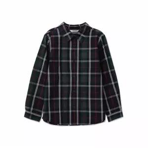 남아 그린 체크 셔츠 R2312B304-T)