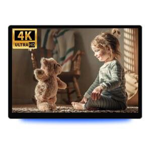 NOAUKA15인치 4K 안드로이드 14 카 TV 헤드레스트 차량 뒷좌석 모니터 지원 전화 무선 미러 링크 터치 스크린 HDMI 입력 USBSD