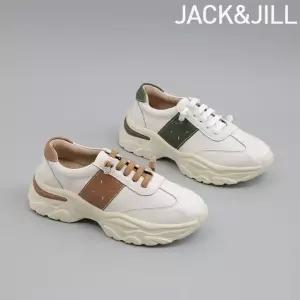 잭앤질 리프펀칭 밴딩끈 소가죽 스니커즈(JA5Z123)