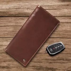 남성 고급 가죽 얇은 장지갑 지폐 카드 지갑 PPx5+9irX