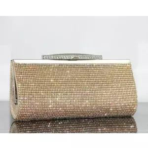 헤이든 럭셔리 클러치백 골드 파티 체인 숄더백