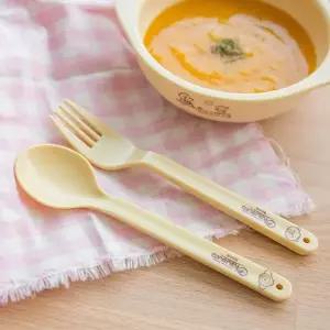 옥수수로 만든 어린이 유치원 유아식기 수저포크세트