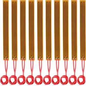 10 PCS 10mm x 93mm 필름 히터 플레이트 접착 패드 PI 발열체 12V 12W 스트립 폴리이미드