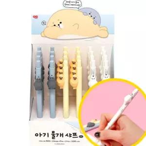 24개 세트 단체 답례품 샤프 캐릭터 초등 선물 학원 중학교 물개 고등 심플 달란트 깍이