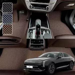 [CAR] 더뉴 K8 전용 3D 엠보싱 차세대 고무매트 1열2열 세트 24년 7월이후