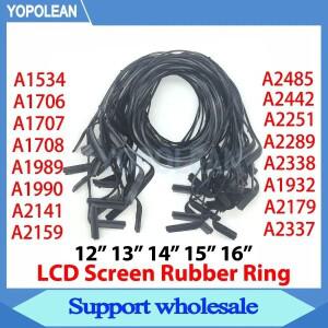 LCD 스크린 미들  고무 베젤 링 맥북 프로 A1706 A1990 A1932 A2159 A2337 A1534 용 신