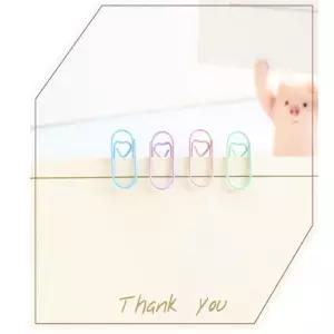 미니 하트 클립 페이퍼 종이 다꾸 청첩장 현금생활 ESm5+9uaK