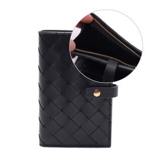 [AK플라자] [보테가베네타] 23SS 여성 인트레치아토 폴더형 지퍼 중지갑 (609070_VCPP