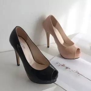 에나멜 토오픈 가보시 얇은굽 하이힐 킬힐 여성 구두Y 여성구두 킬힐 높은구두 미용실구두