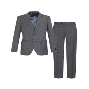 [by파크랜드]그레이 체크 모혼방 스트레치 수트셋업-A5DB2310414B_A5XI2310380B