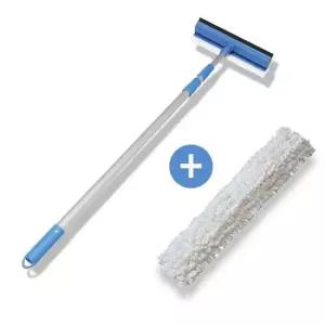 삼정 3단 유리창닦이+교체용 걸레 1P 창문청소 스퀴지 밀대 물기제거 유리창 창문 청소 청소도구