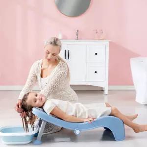 아기 샴푸의자 베이비캠프 간편 접이식 샴푸체어