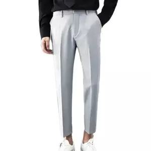 슬랙스 데일리 남성 정장 베이직 바지 9부 슬림 팬츠