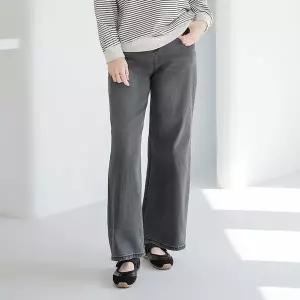 [마담4060]엄마옷 마담4060 히든밴딩와이드데님팬츠 중년여성 데일리 바지 -RPN2602037-..