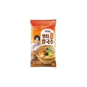 [삼립][오티삼립]하이면 포차 멸치칼국수 366g 2인 10개