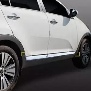 [CAR] 도어 튜닝 사이드 언더라인 스포티지R 몰딩 크롬