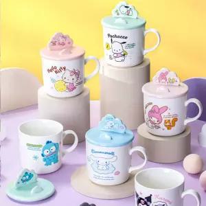 산리오 뚜껑 거치대 머그컵 400ml