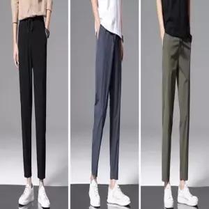 팬츠 밴딩 슬랙스 세미 여름 바지 시원한 허리 남자