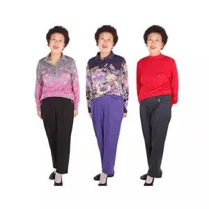 할마마마 봄가을몸빼바지 할머니옷 엄마고무줄 허리밴딩 80대