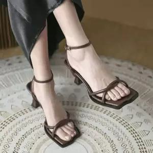 하이힐샌들 스트랩발목끈샌들6526 여름샌들 정장샌들 하이힐샌들 스트랩샌들