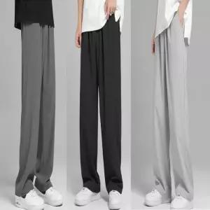 슬랙스 남자 허리밴딩 시원한 쿨바지 일자핏 여름