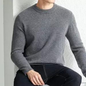 티셔츠 니트 스웨터 가을 남성 겨울 라운드