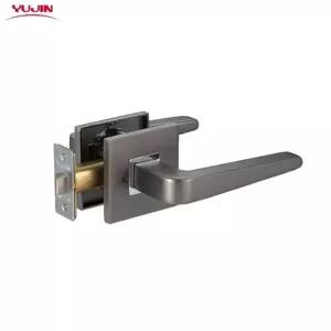 (옵션 선택)660 BSN 블랙실버 목문 방문손잡이 욕실용 도어용품 ABS도어 방손잡이 문손잡이 잠금장치