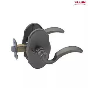 (옵션 선택)9069 BSN 블랙실버 목문 방문손잡이 욕실용 도어용품 ABS도어 방손잡이 문손잡이 잠금장치