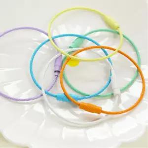 5p 컬러와이어링 키링재료 지름5cm 백참 DIY 집콕 유치원 리폼