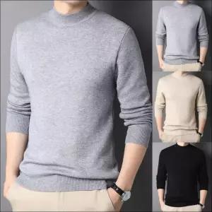 터틀넥 겨울 남자 상의 반목니트 가을 데일리 스웨터