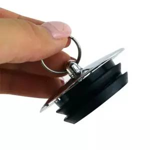 ( )크롬 상판 욕조마개 1개 실버 고무패킹 욕조고무마개 욕실배수구마개 욕조드레인마개