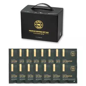 드립백커피선물세트 콜롬비아 산 세바스티안 15개입 선물세트 티타임 아이스커피 샌드위치 브런치 외식 카