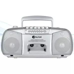 ( )아남 MP3 FM 라디오 카세트 플레이어 휴대용 오디오 캠핑 등산 할아버지