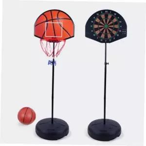 농구와 스텐드형 자석다트 테이블게임기 2IN게임기 스포뱅크