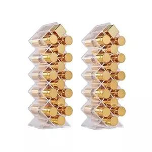 (타입 16구 1+1)립스틱 꽂이 정리함 진열대 메이크업 거치대 함 수납함 진열대 정리 품 립스틱 투명케이스