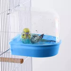 앵무새 욕조 새장 설치형 물놀이통 목욕통