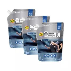 엘지생활건강 테크 울드라이 엑스퍼트 리필 1.3L 3개