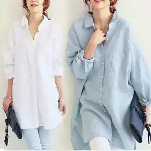 셔츠 롱남방 루즈핏 앞뒤단추